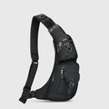 Black WITZMAN B702 nylon sling bag product view