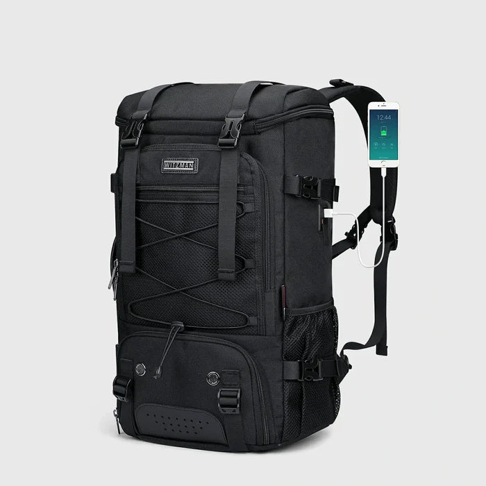 WITZMAN B715 nylon travel backpack product view 2