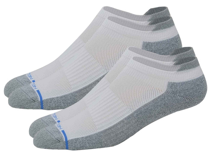 Men’s Ankle Compression Socks | Basic Solid Colors | Dr. Motion (6-Pack)