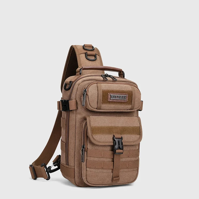 vintage sling bag canvas A8021 product view 13 by Witzman