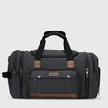 Classic Black WITZMAN A8007 canvas duffel bag product view