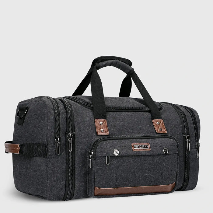 WITZMAN A8007 canvas duffel bag product view 2