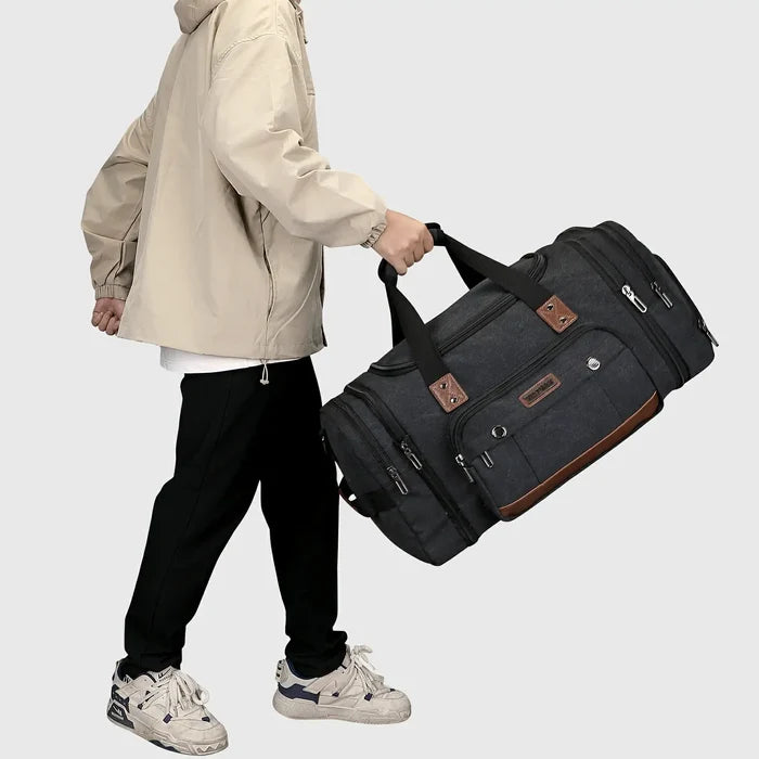 WITZMAN A8007 canvas duffel bag product view 8