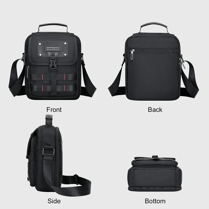 WITZMAN B708 nylon crossbody bag product view 3