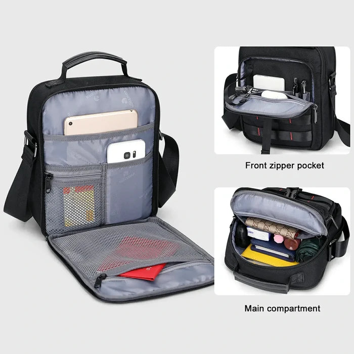 WITZMAN B708 nylon crossbody bag product view 6
