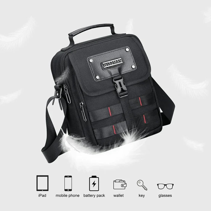 WITZMAN B708 nylon crossbody bag product view 7