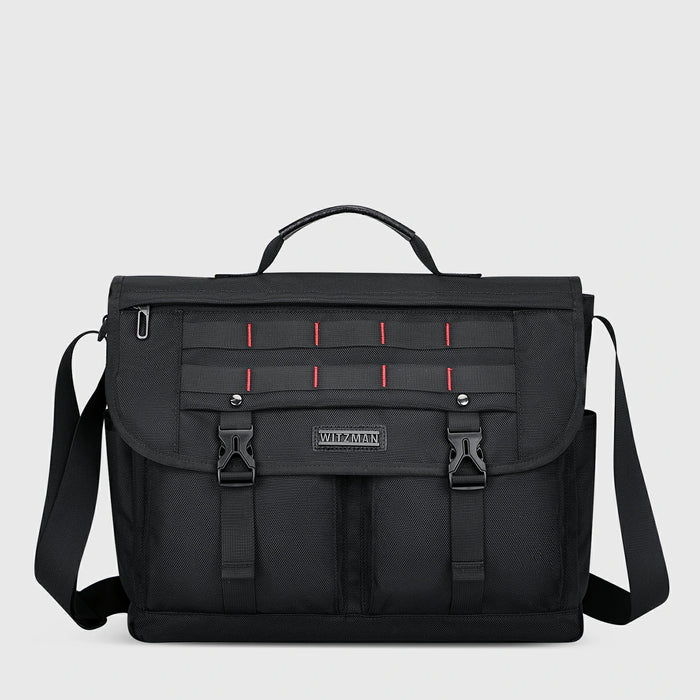 Messenger Bag Crossbody Large Lightweight Satchel Bag, three-quarter exterior angle
