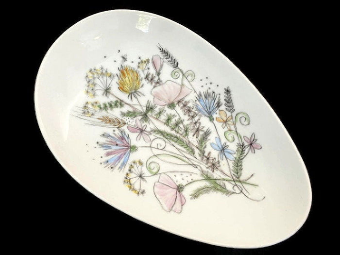Midcentury Austrian Porcelain Hand Painted Dish at Duckwells