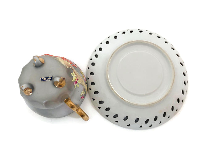 Midcentury Morige Cup and Saucer Set at Duckwells