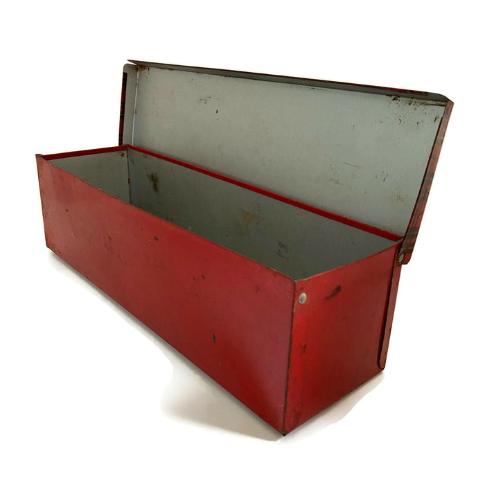Midcentury Sportsman Tin Litho Metal Box at Duckwells