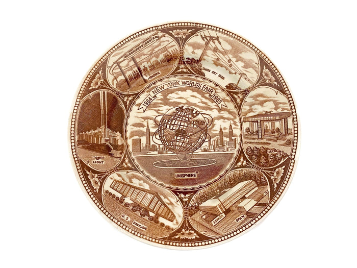 Midentury New York World's Fair Plate 1964-65