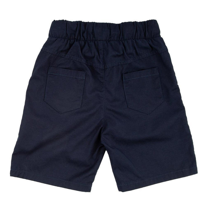 Miki Miette - Drawstring Shorts - Navy Blue-Bottoms-6-9M (9M)-Posh Baby