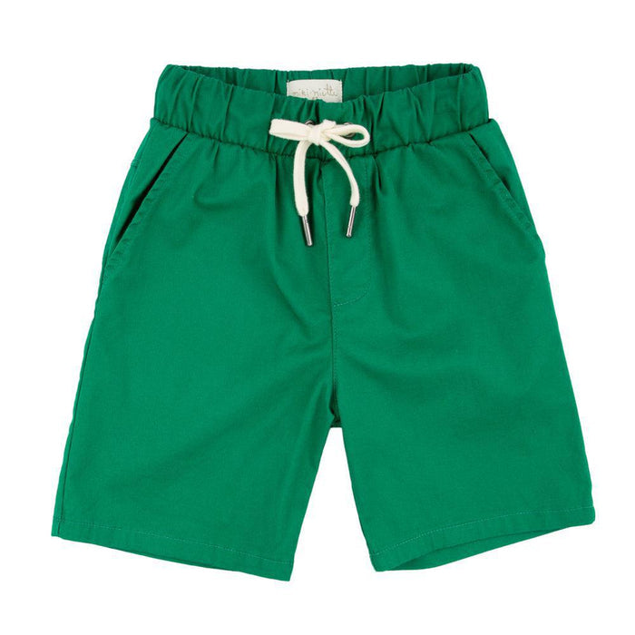 Miki Miette - Drawstring Shorts - Spring Green-Bottoms-3-6M (6M)-Posh Baby