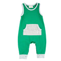 Miki Miette - Tank Top Romper - Spring Green-Footies + Rompers (Fashion)-3-6M (6M)-Posh Baby