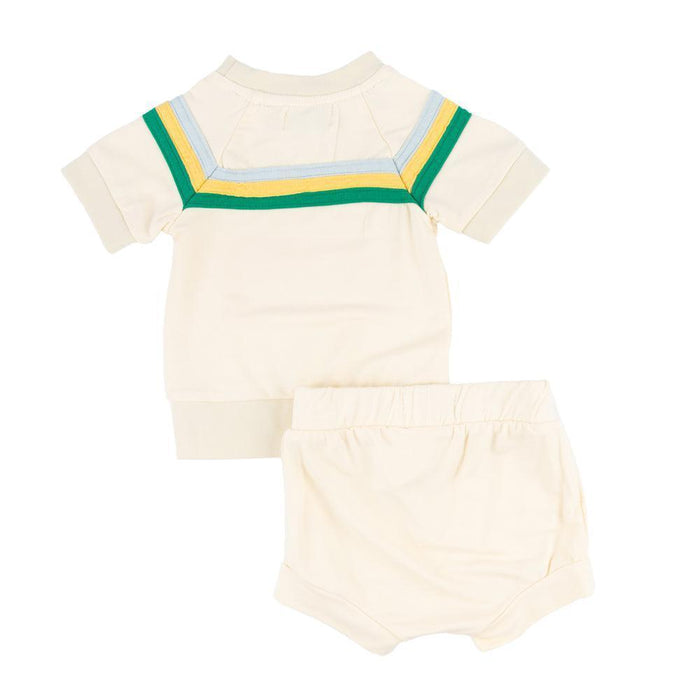 Miki Miette - Tee & Short Set - Retro Sport-Sets-0-3M (3M)-Posh Baby