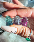 Mini Rainbow Fluorite Ghost