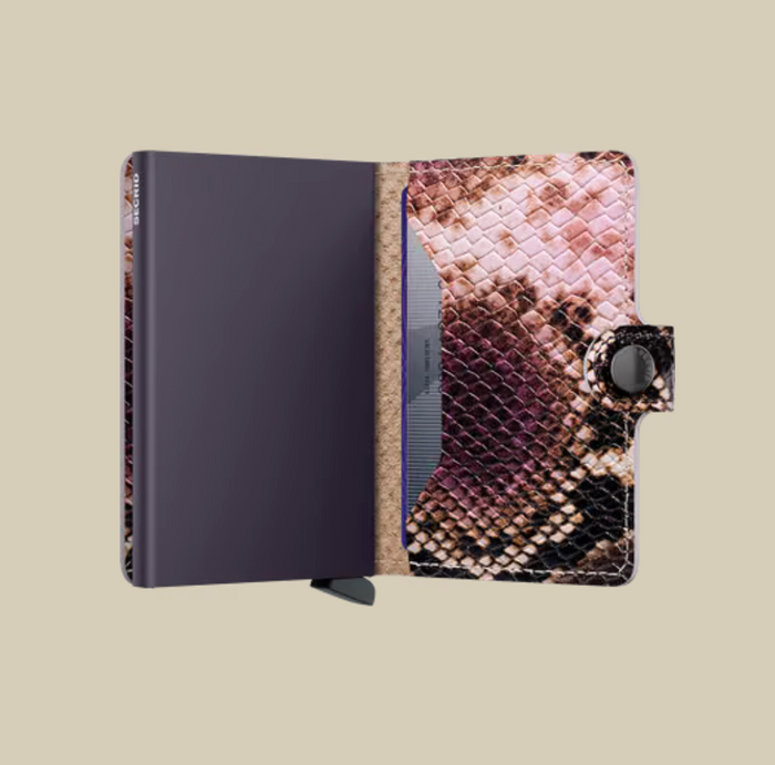 Miniwallet -  Serpent Purple