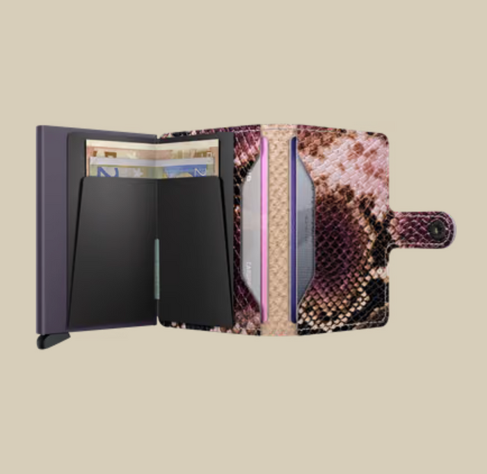 Miniwallet -  Serpent Purple