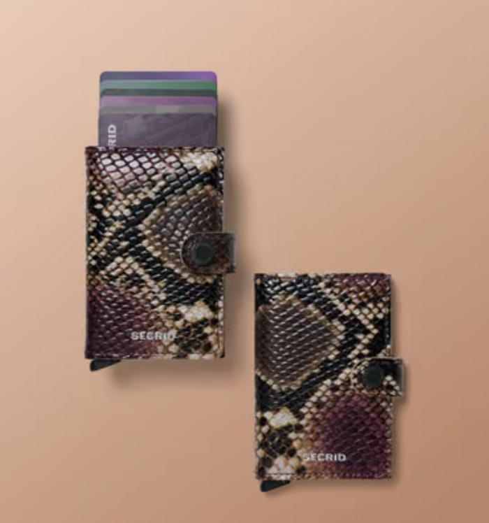 Miniwallet -  Serpent Purple