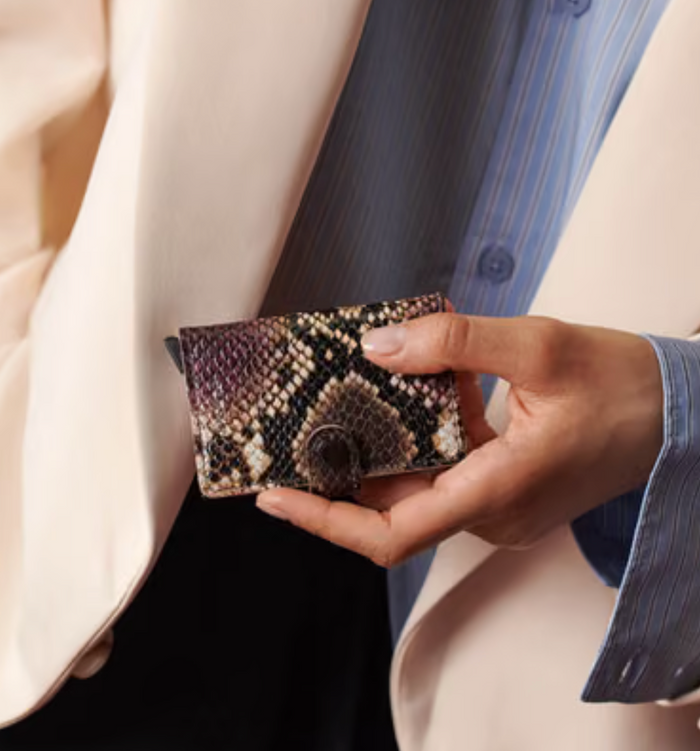 Miniwallet -  Serpent Purple
