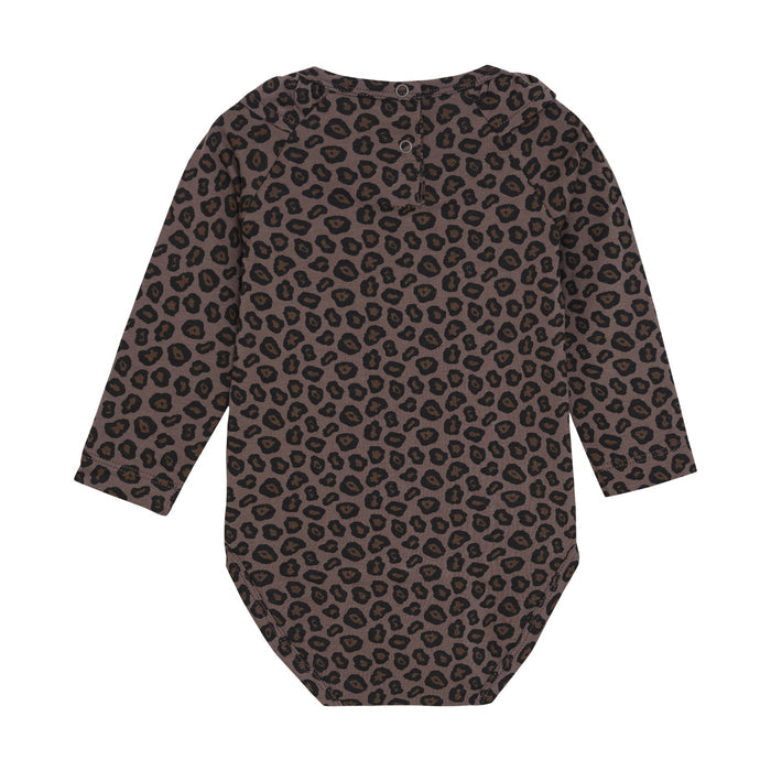 Minymo - Long Sleeve Bodysuit - Animal Print-Onesies-9-12M-Posh Baby