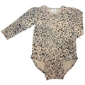Minymo - Long Sleeve Ruffle Collar Bodysuit - Vintage Floral-Onesies-6-9M-Posh Baby