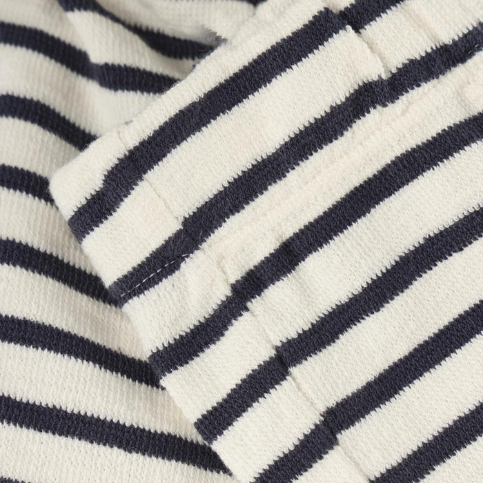 Minymo - Organic Terry Shorts - Navy Stripe-Bottoms-3-6M (3M)-Posh Baby