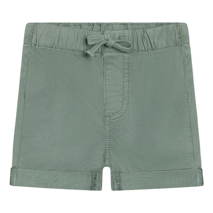 Minymo - Twill Shorts - Army Green-Bottoms-3-6M (3M)-Posh Baby