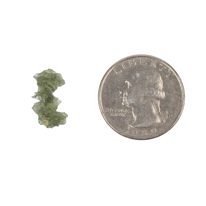 Moldavite Besednice Jezkovna AA 0.75 g 16x9x9mm - InnerVision Crystals