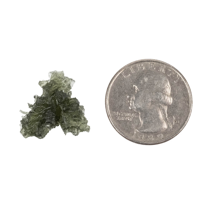 Moldavite Besednice Jezkovna AA 1.92 g 21x18x8mm - InnerVision Crystals