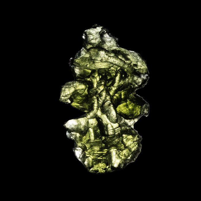 Moldavite Besednice Jezkovna AA 2.43 g 26x15x10mm - InnerVision Crystals