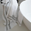 Mungo Organic Belgian Waffle Hand Towel Ash