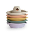 Mushie - Bath Boats Play Set - Retro-Bath Toys-Posh Baby