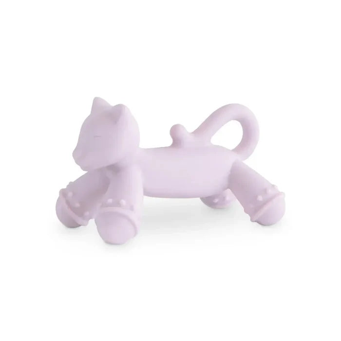 Mushie - Cat Figurine Teether-Rattles + Teething Toys-Posh Baby