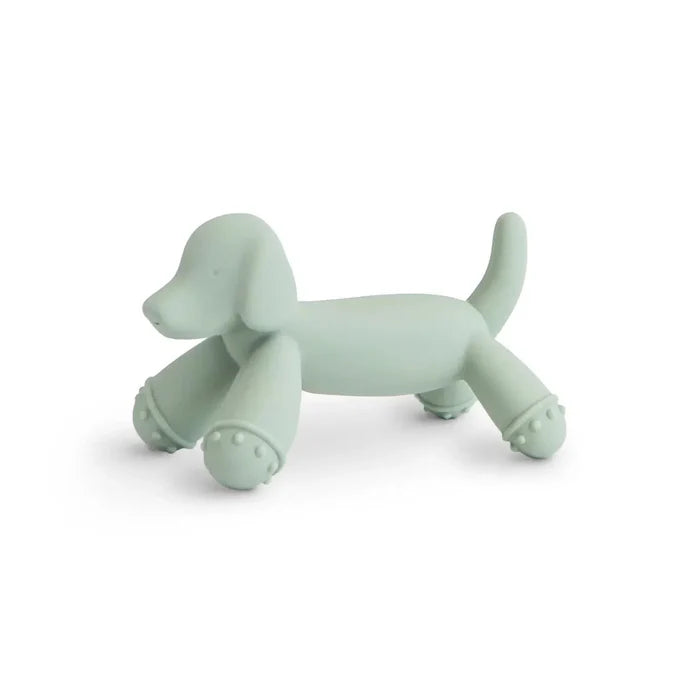 Mushie - Dog Figurine Teether-Rattles + Teething Toys-Posh Baby