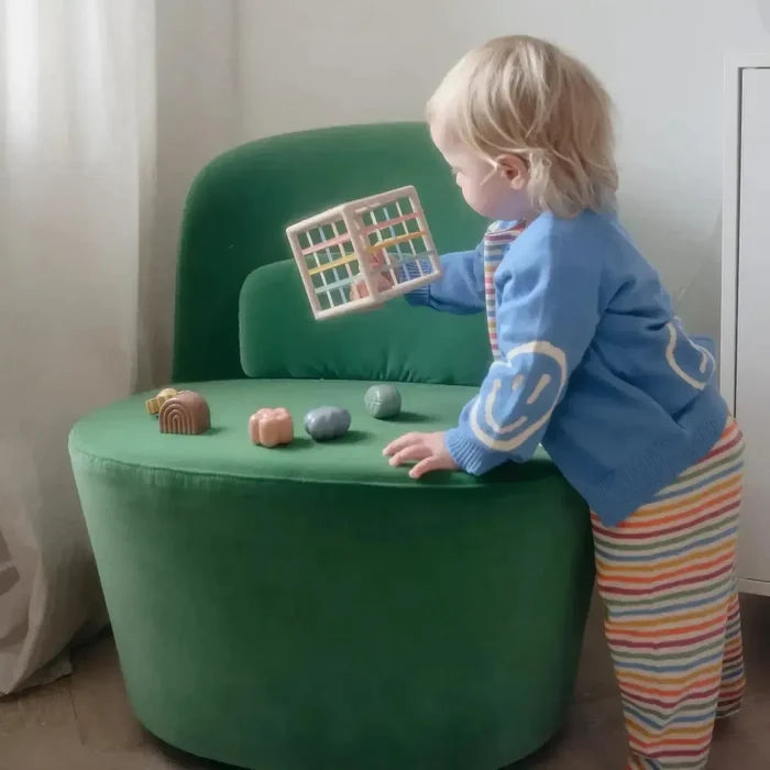 Mushie - Elastic Shape Sorter-Stacking Toys-Posh Baby