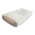 Mushie - Extra Soft Muslin Changing Pad Cover - Suns-Changing Pads + Covers-Posh Baby