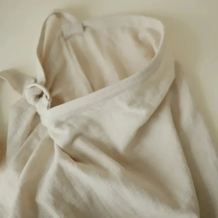 Mushie - Muslin Nursing Cover - Fog-Nursing Cover-Posh Baby