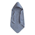 Mushie - Organic Cotton Baby Hooded Towel - Tradewinds-Towels + Washcloths-Posh Baby