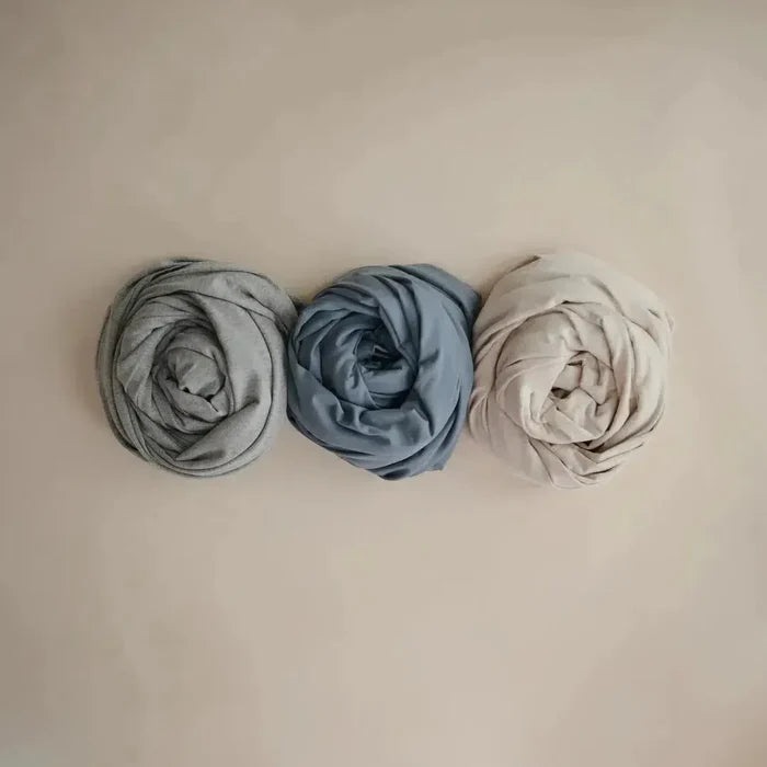 Mushie - Organic Cotton Baby Wrap - Tradewinds-Baby Carriers-Posh Baby