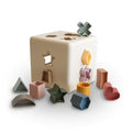 Mushie - Shape Sorting Box-Stacking Toys-Posh Baby