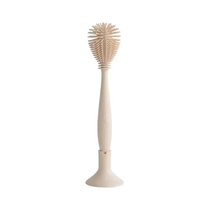 Mushie - Silicone Bottle Brush - Shifting Sand-Plates + Bowls + Cups + Utensils-Posh Baby