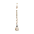 Mushie - Silicone Pacifier Clip - Hera (Select Color)-Pacifiers + Clips-Shifting Sands-Posh Baby