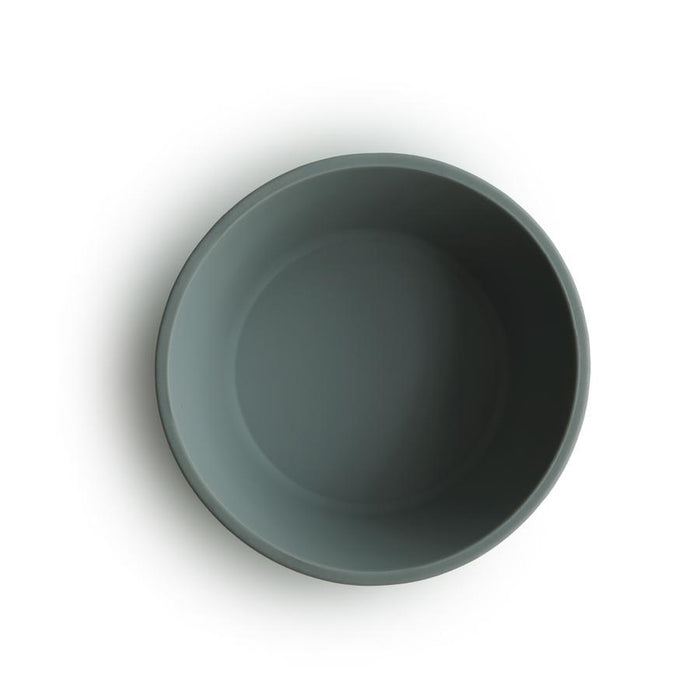Mushie - Silicone Suction Bowl - Dried Thyme-Plates + Bowls + Cups + Utensils-Posh Baby