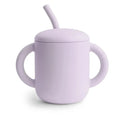 Mushie - Silicone Training Cup & Straw - Soft Lilac