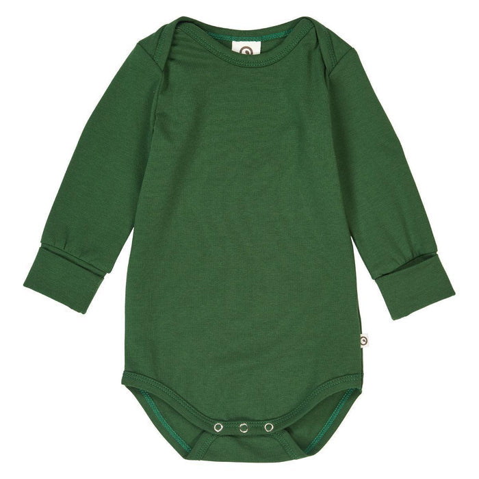Musli - Organic Bodysuit - Green-Onesies-3-6M-Posh Baby