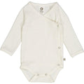 Musli - Organic Ribbed Bodysuit - Cream-Onesies-3-6M-Posh Baby