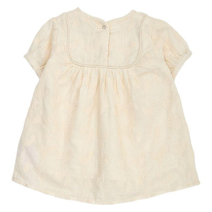 Musli - Puff Sleeve Dress - Cream-Dresses-0-3M-Posh Baby