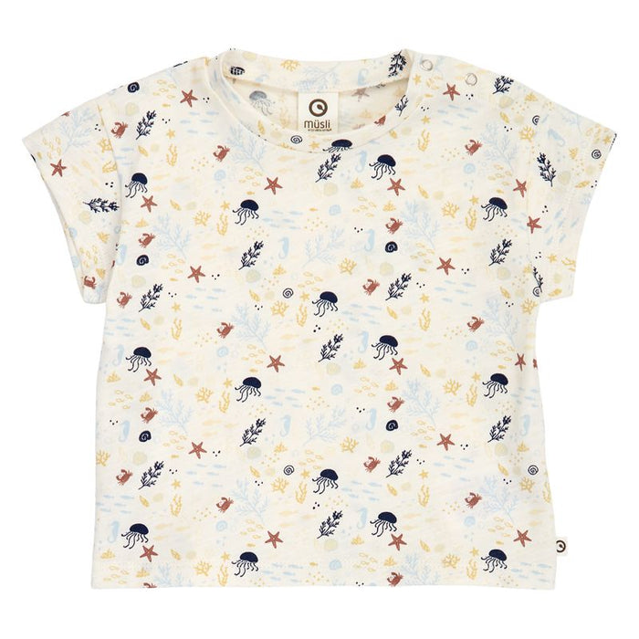 Musli - Short Sleeve Tee & Shorts Set - Sea Life-Sets-0-3M-Posh Baby
