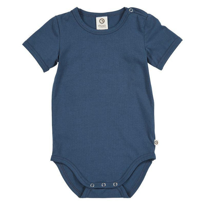 Musli - Terry Overalls & Bodysuit Set - Navy Stripe-Sets-0-3M-Posh Baby